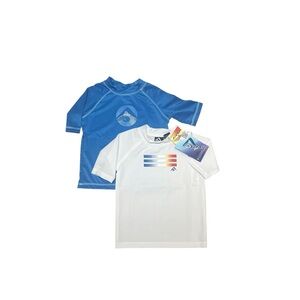 NWT Lot (2) Kanu Surf Rashguard Swim shirt Sz 4T